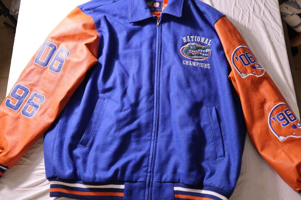 Vintage G-III Florida Gators National Champions 1996 2006 Wool & Leather Varsity